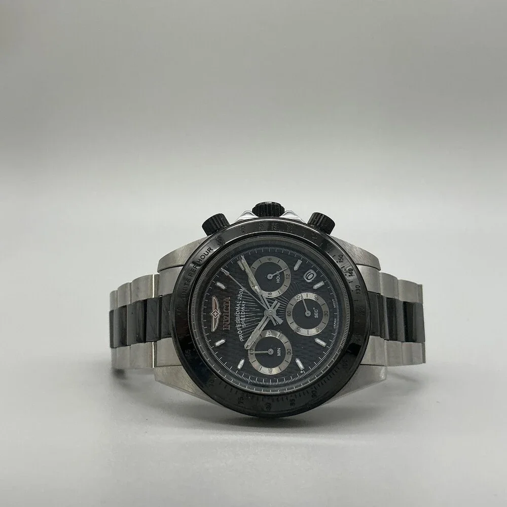 Invicta Professional 200M Speedway Mens Watch 39mm Stainless New Battery 6.75